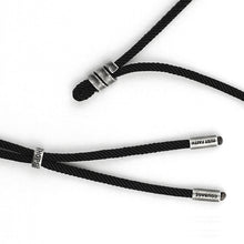 Load image into Gallery viewer, Nylon Rope Necklace (3mm) with Sterling Silver Ends & Slide Lock