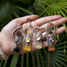 Load image into Gallery viewer, Fountain Sunset Rollerball Necklace Series - Phantom on Black Leaf Pattern