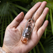 Load image into Gallery viewer, Fountain Sunset Rollerball Necklace Series - Phantom on Floral Pattern