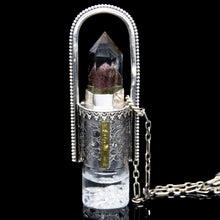 Load image into Gallery viewer, Fountain Sunset Rollerball Necklace Series - Phantom on Floral Pattern